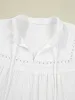 Drawstring Puff Sleeve Tie Neck Blouse sold by Charming Charlie