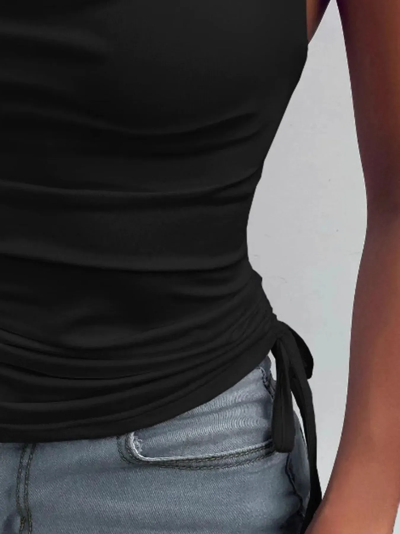 Side Drawstring Ruched Cami sold by Charming Charlie product image thumbnail 2