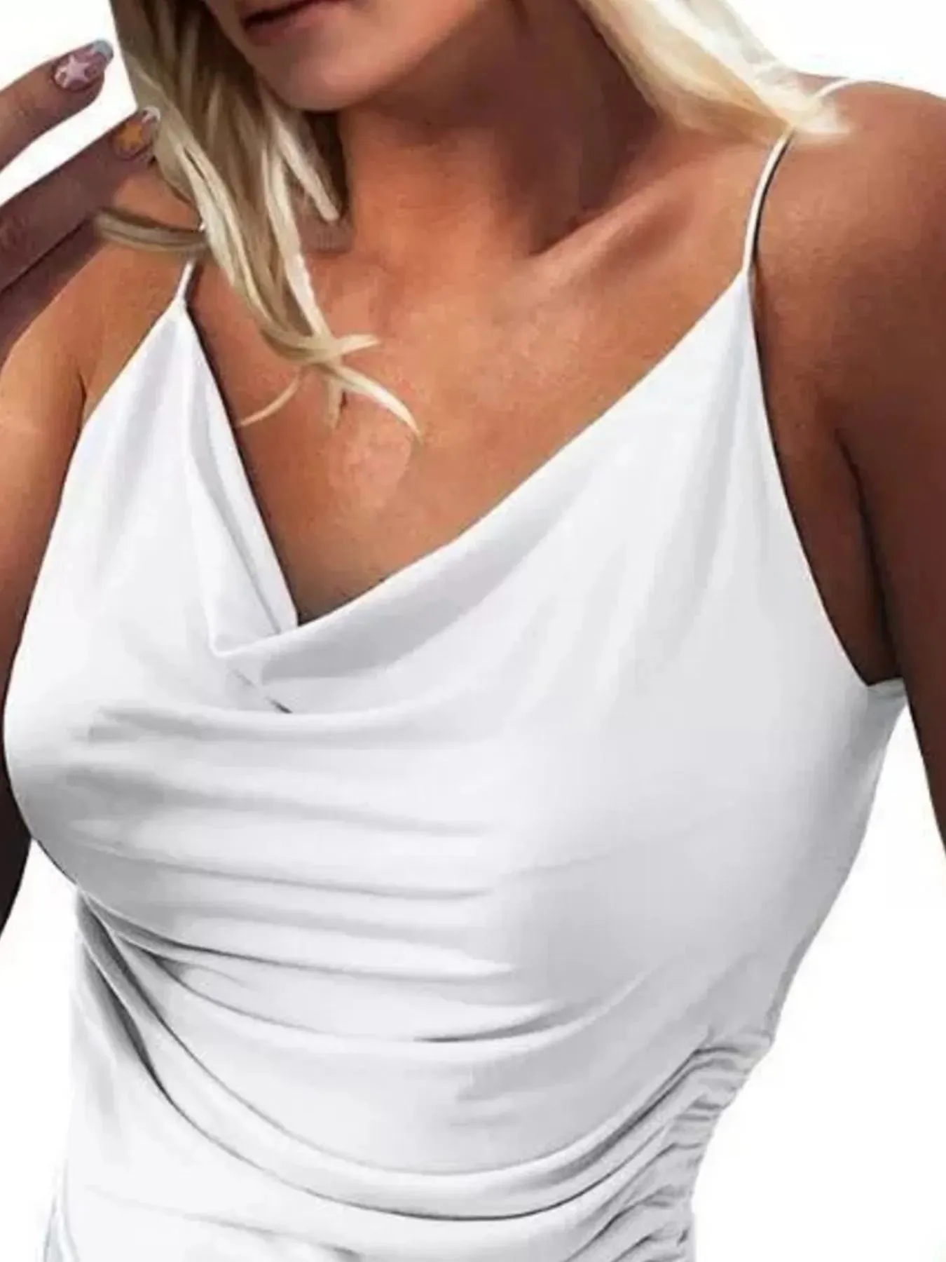 Side Drawstring Ruched Cami sold by Charming Charlie product image thumbnail 5