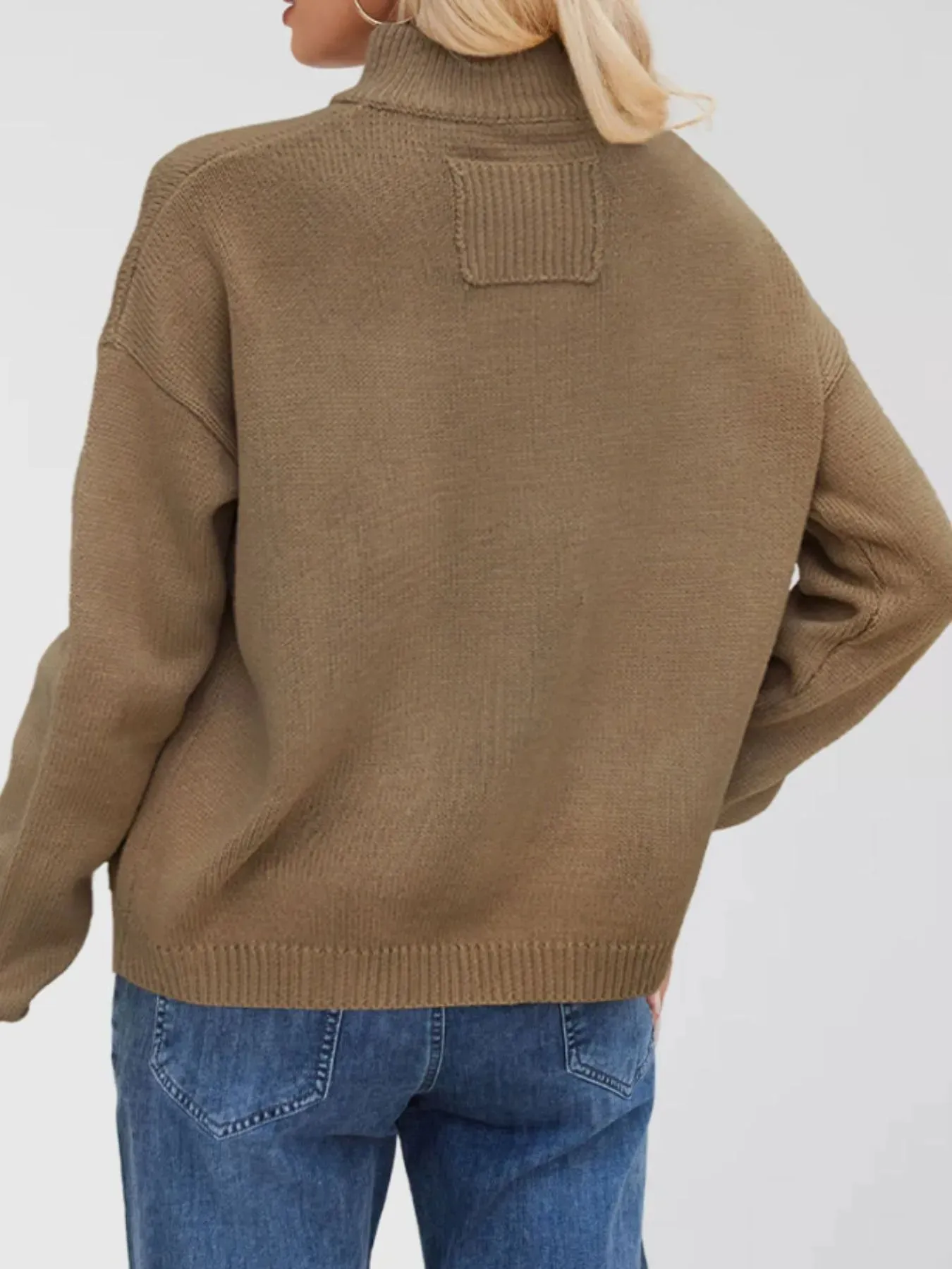 Ribbed Hem Button Up Cardigan sold by Charming Charlie product image thumbnail 5