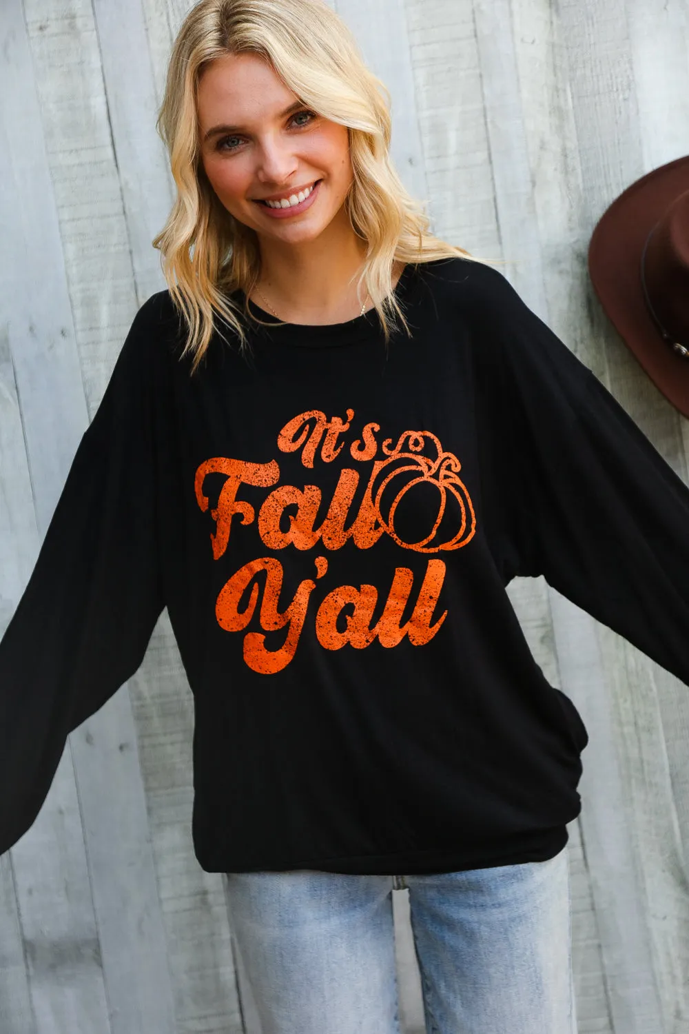 It's Fall Y'all Pocketed Pullover sold by Charming Charlie product image thumbnail 5