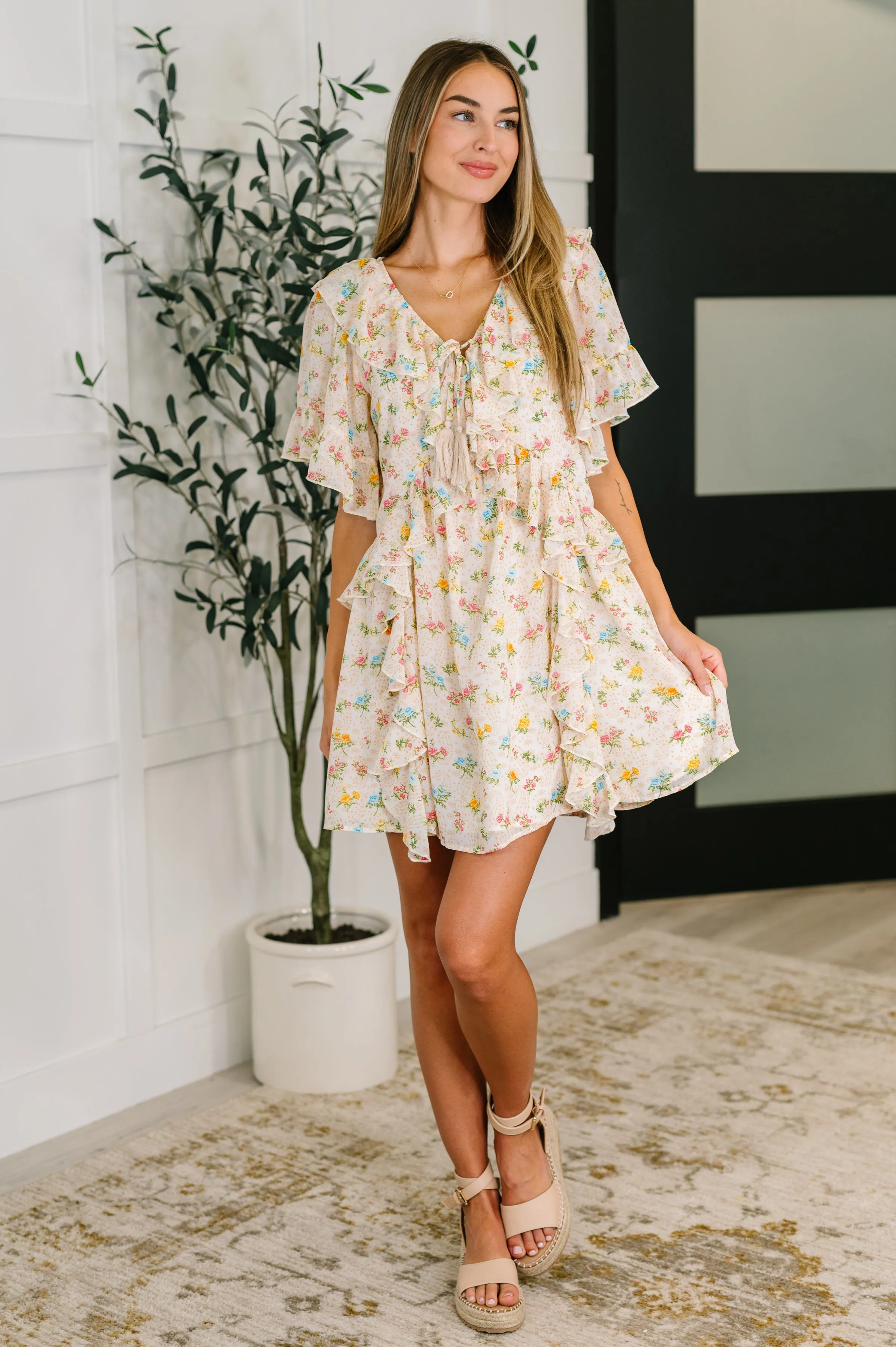 Sweet Escape Boho Floral Dress sold by Charming Charlie product image thumbnail 3