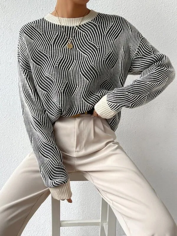 Textured knit sweater sold by Charming Charlie