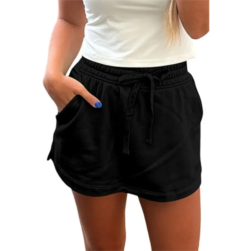 Drawstring Waistband Mini Skort with Pockets sold by Charming Charlie