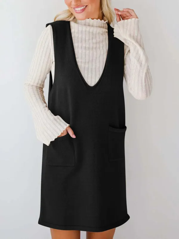 Sleeveless Knit Dress with Pockets sold by Charming Charlie
