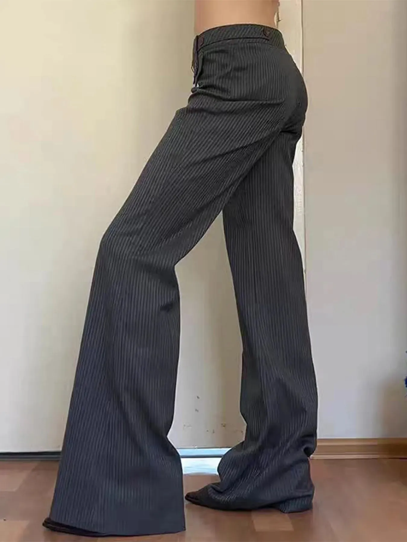 Wide Leg Flare Striped Pants sold by Charming Charlie product image thumbnail 2