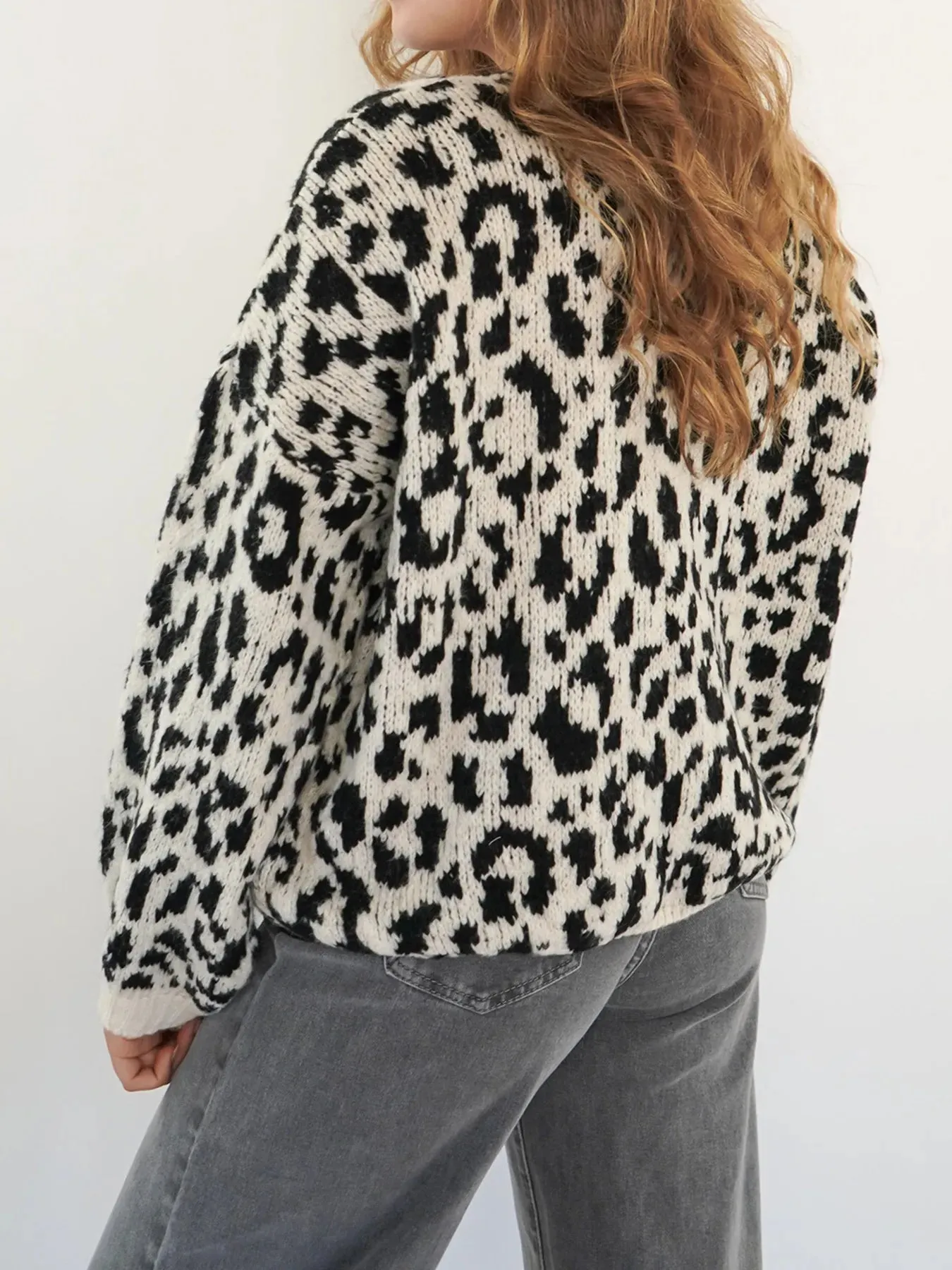 Leopard Tie Front Cardigan sold by Charming Charlie product image thumbnail 3