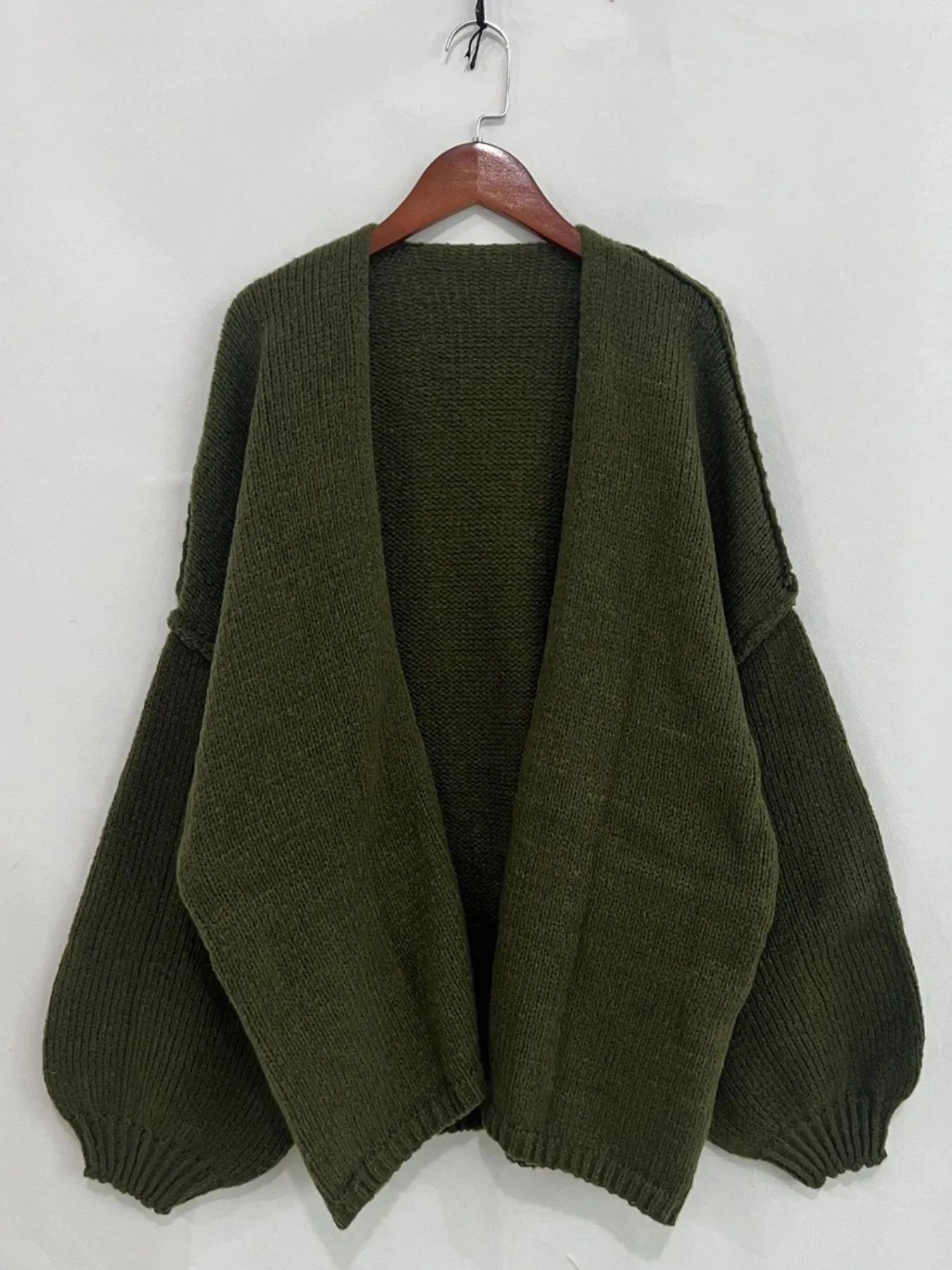 Open Front Dropped Shoulder Cardigan sold by Charming Charlie product image thumbnail 4