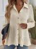 Striped Button-Down Tiered Shirt sold by Charming Charlie
