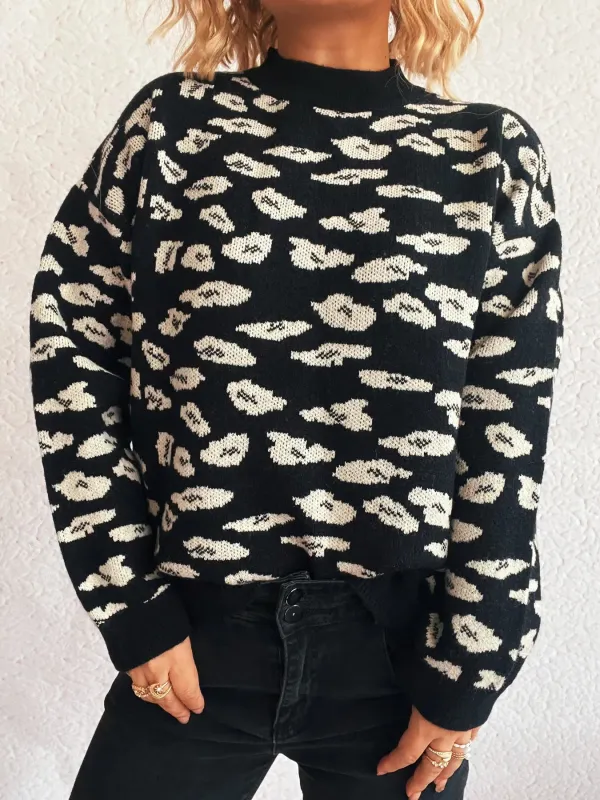 Mock Neck Long Sleeve Sweater sold by Charming Charlie