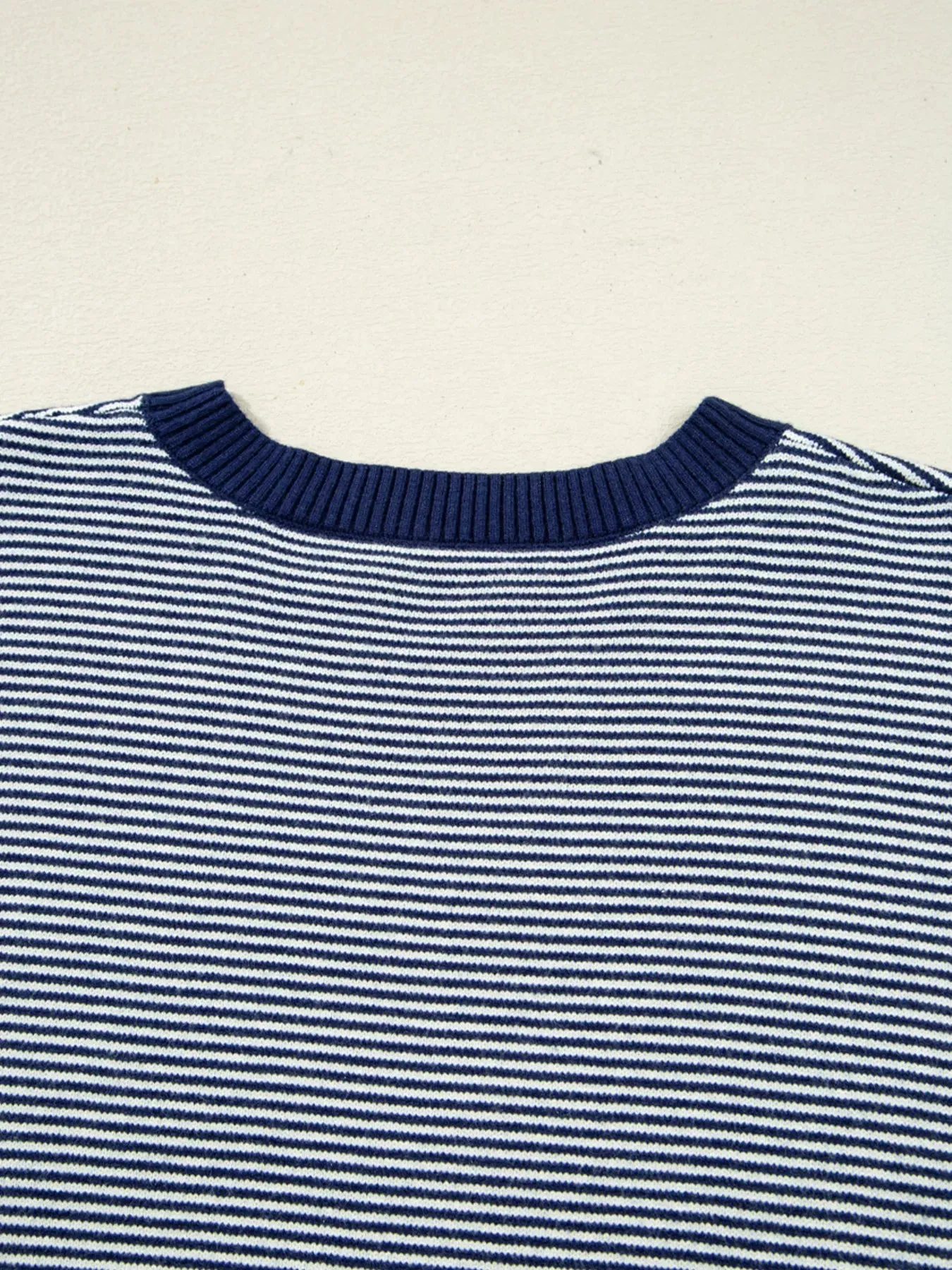 Stripe Dolman Oversize Tunic Sweater sold by Charming Charlie product image thumbnail 5