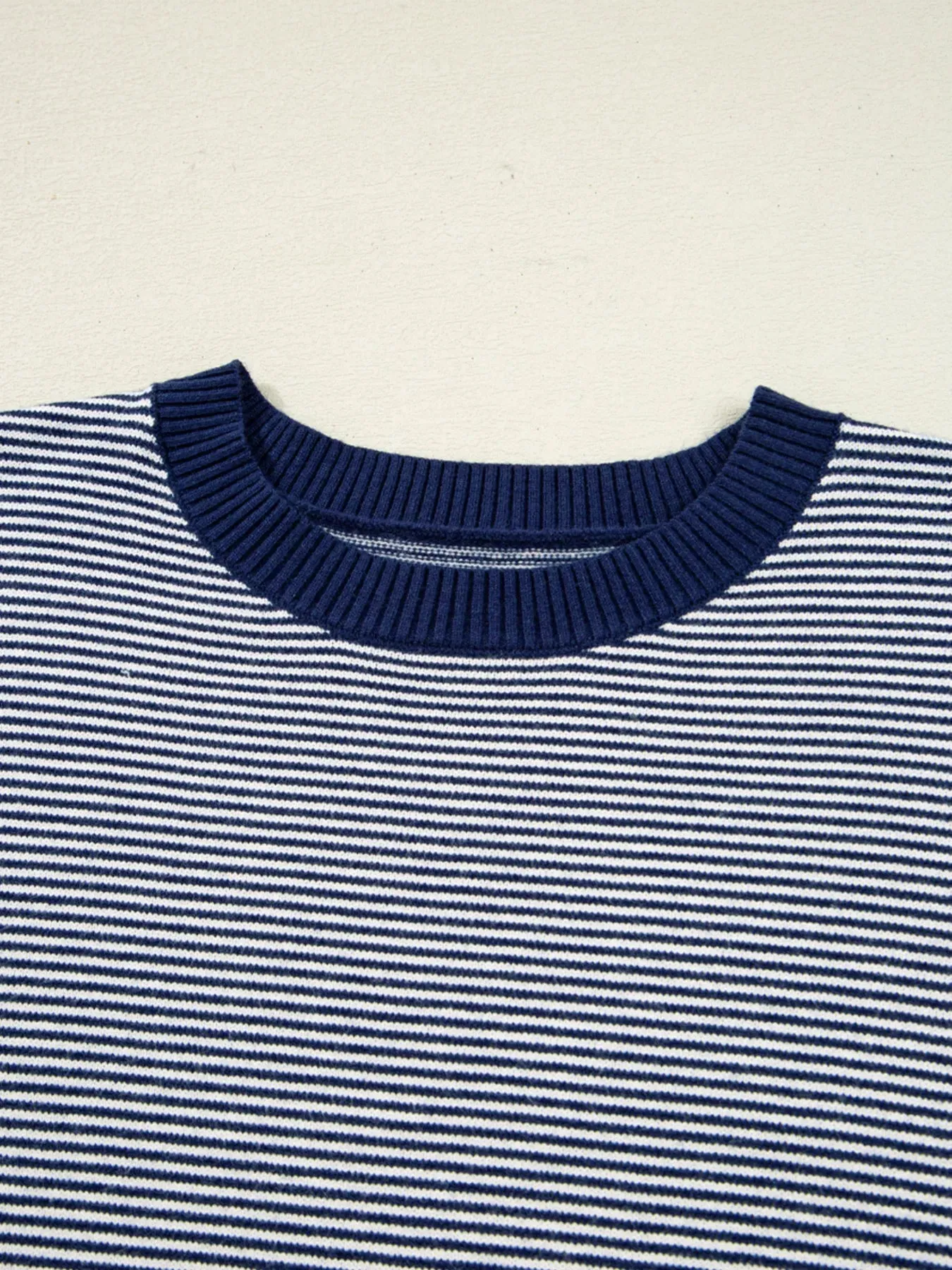 Stripe Dolman Oversize Tunic Sweater sold by Charming Charlie product image thumbnail 4