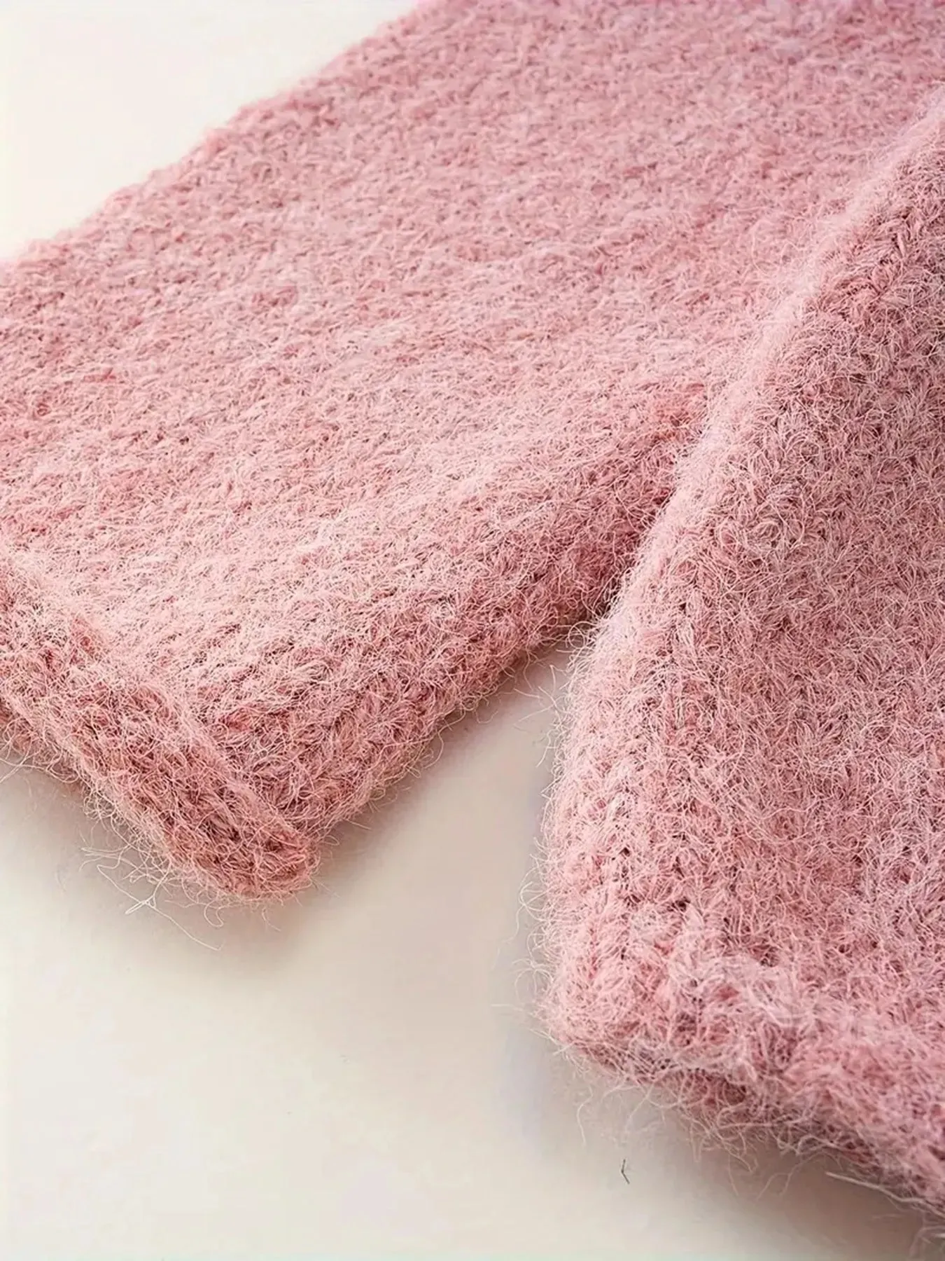 Oversized Round Neck Long Sleeve Sweater sold by Charming Charlie product image thumbnail 4