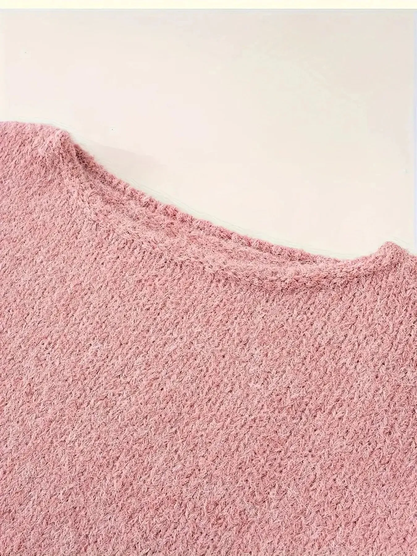Oversized Round Neck Long Sleeve Sweater sold by Charming Charlie product image thumbnail 3