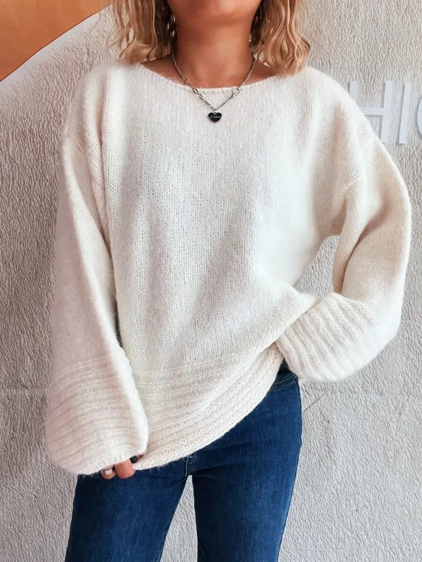 Relaxed Fit Round Neck Sweater sold by Charming Charlie