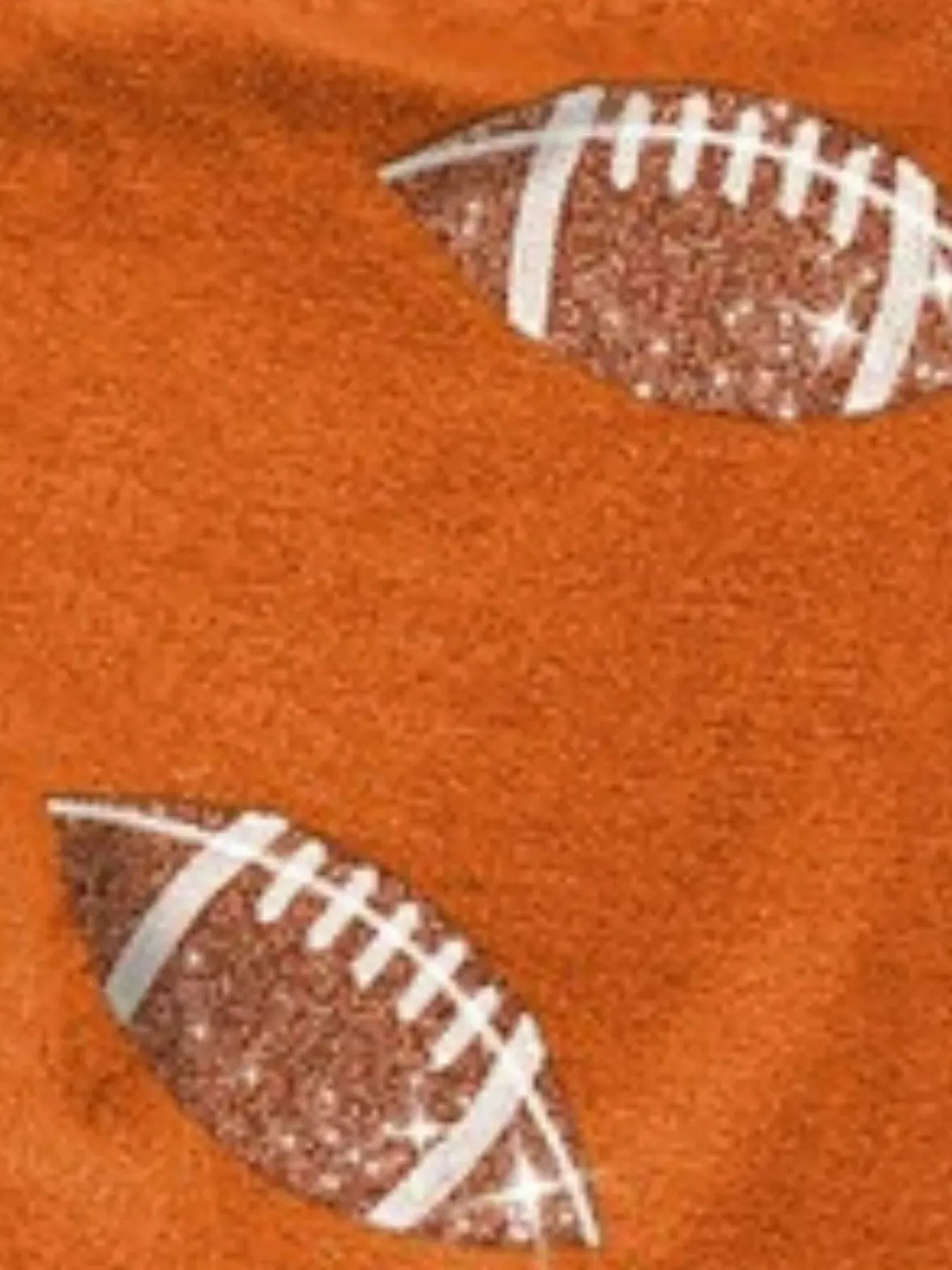 BiBi Football Sequin Embroidery Vintage Washed Top sold by Charming Charlie product image thumbnail 3