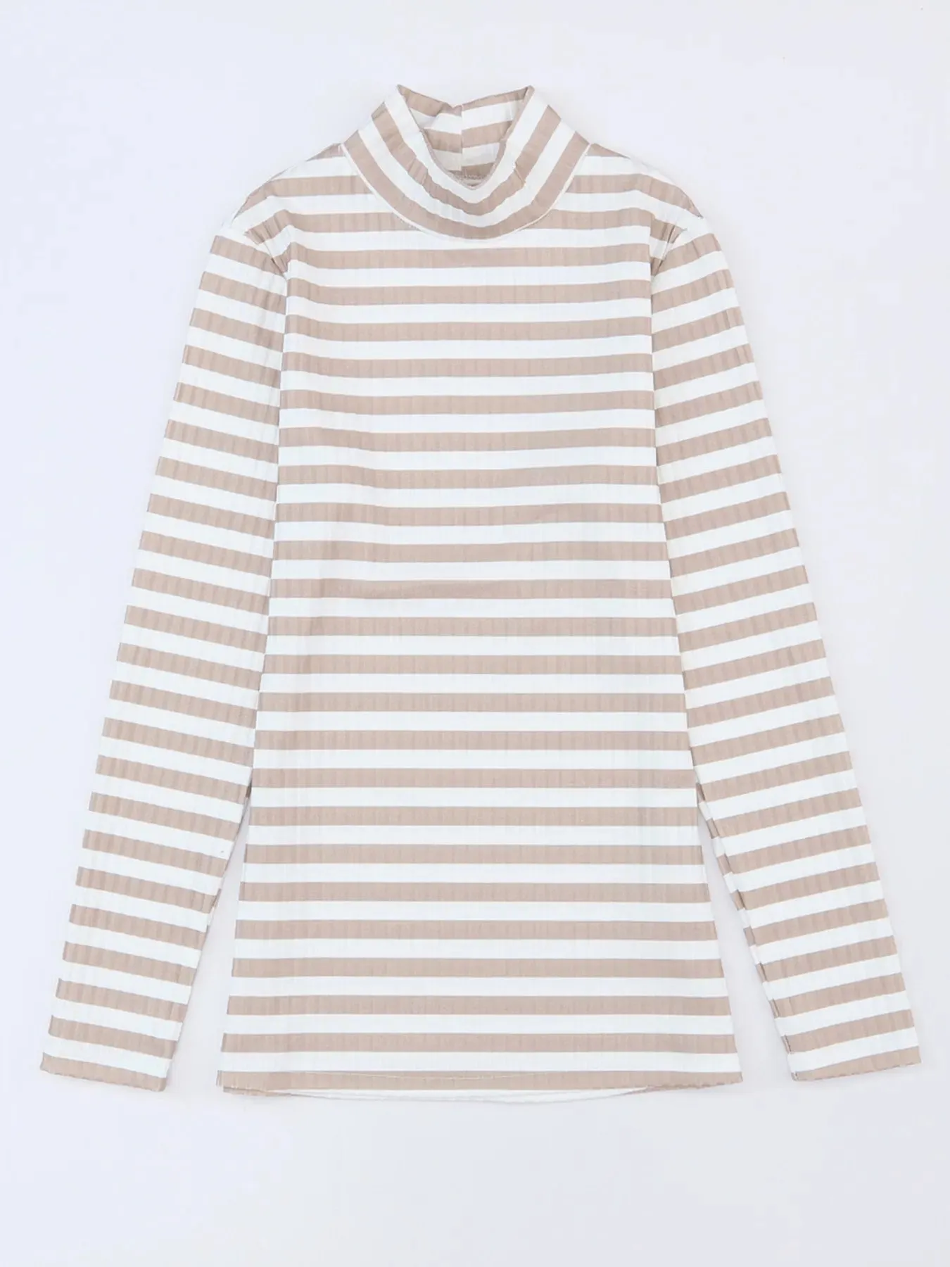 Striped Textured Knit Long Sleeve Tee sold by Charming Charlie product image thumbnail 5