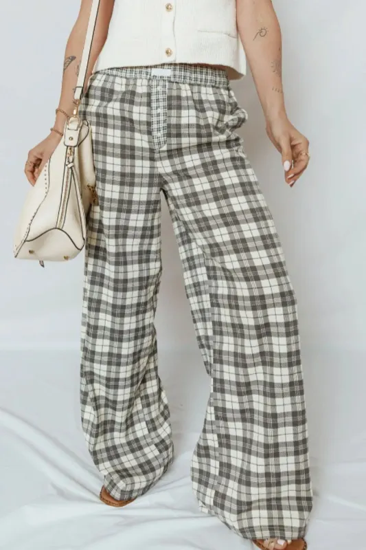 Plaid Wide Leg Pants sold by Charming Charlie