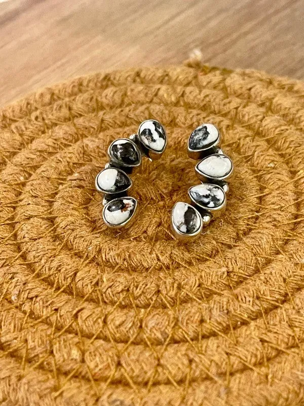 Beautiful Handmade Sterling Silver & White Buffalo sold by Charming Charlie product image thumbnail 4
