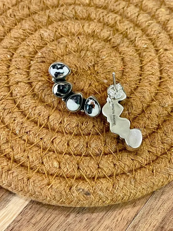 Beautiful Handmade Sterling Silver & White Buffalo sold by Charming Charlie product image thumbnail 3