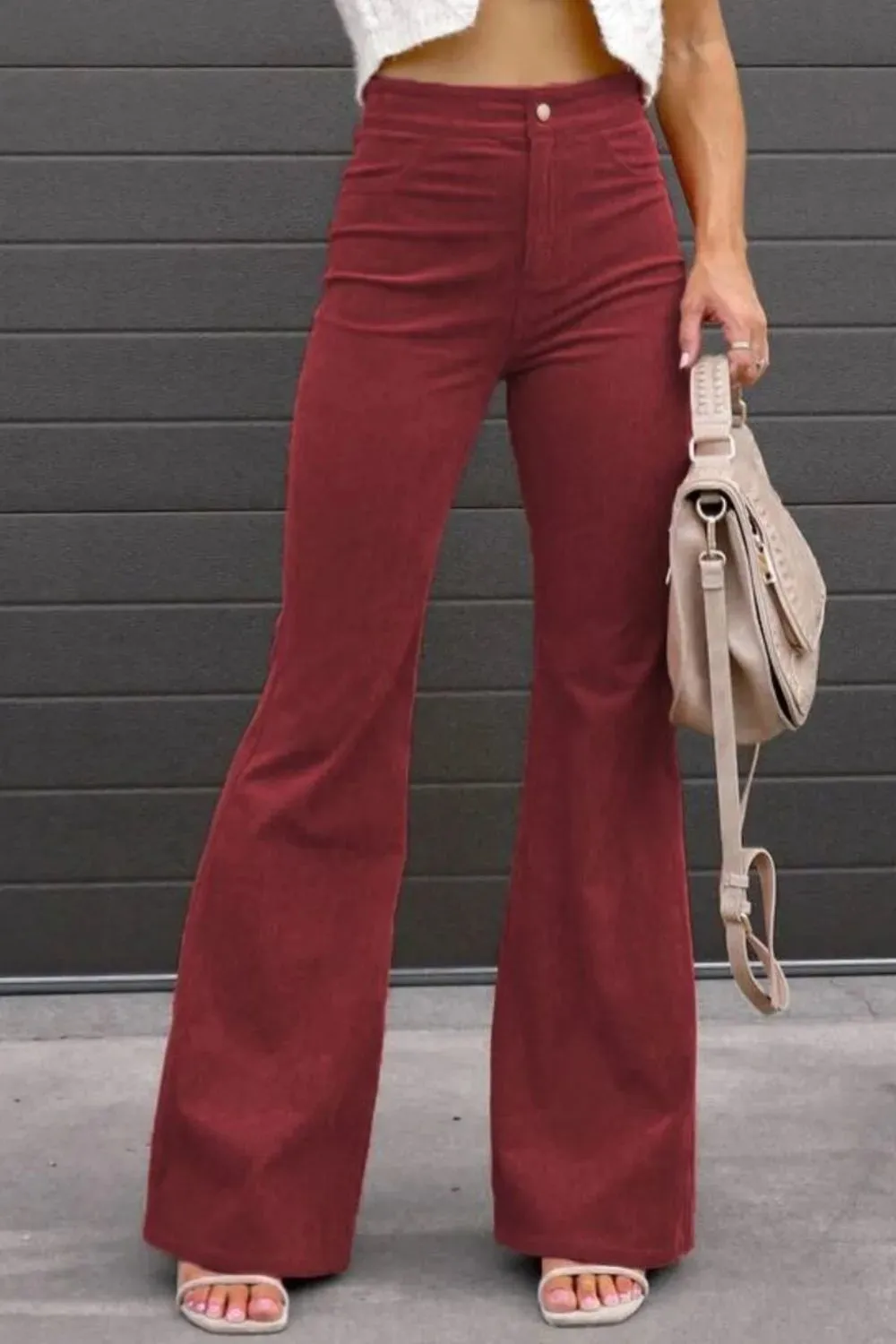 Full Size Hight Waist Bootcut Pants Plus Size sold by Charming Charlie product image thumbnail 4