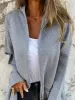 Full Size Zip Up Long Sleeve Hooded Outerwear Plus Size sold by Charming Charlie