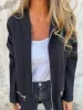 Full Size Zip Up Long Sleeve Hooded Outerwear Plus Size sold by Charming Charlie