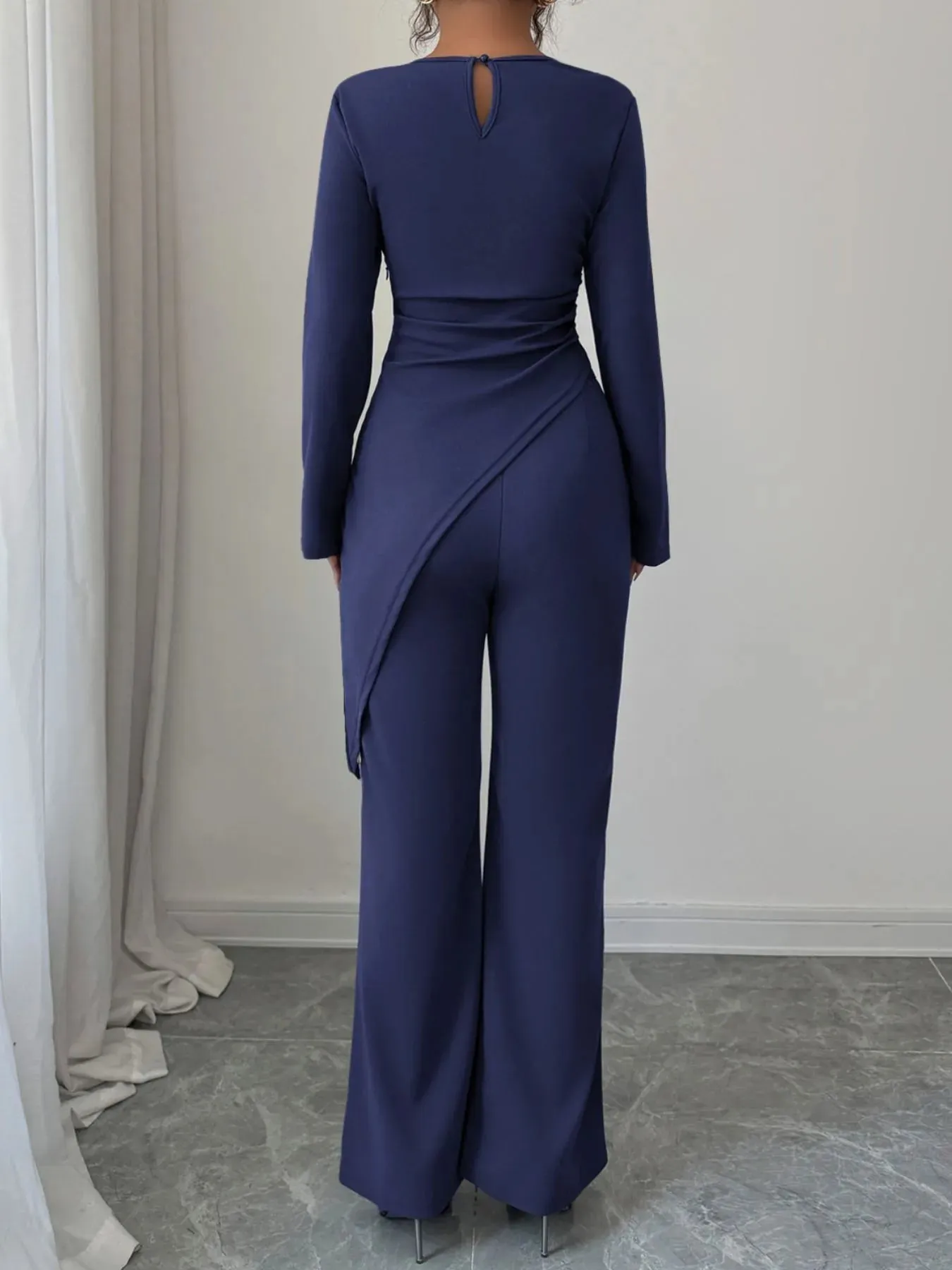 Asymmetric Long Sleeve Top and Pants Set sold by Charming Charlie product image thumbnail 4