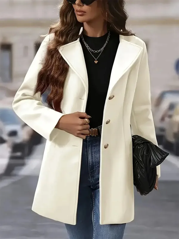 Single-Breasted Longline Blazer Coat sold by Charming Charlie