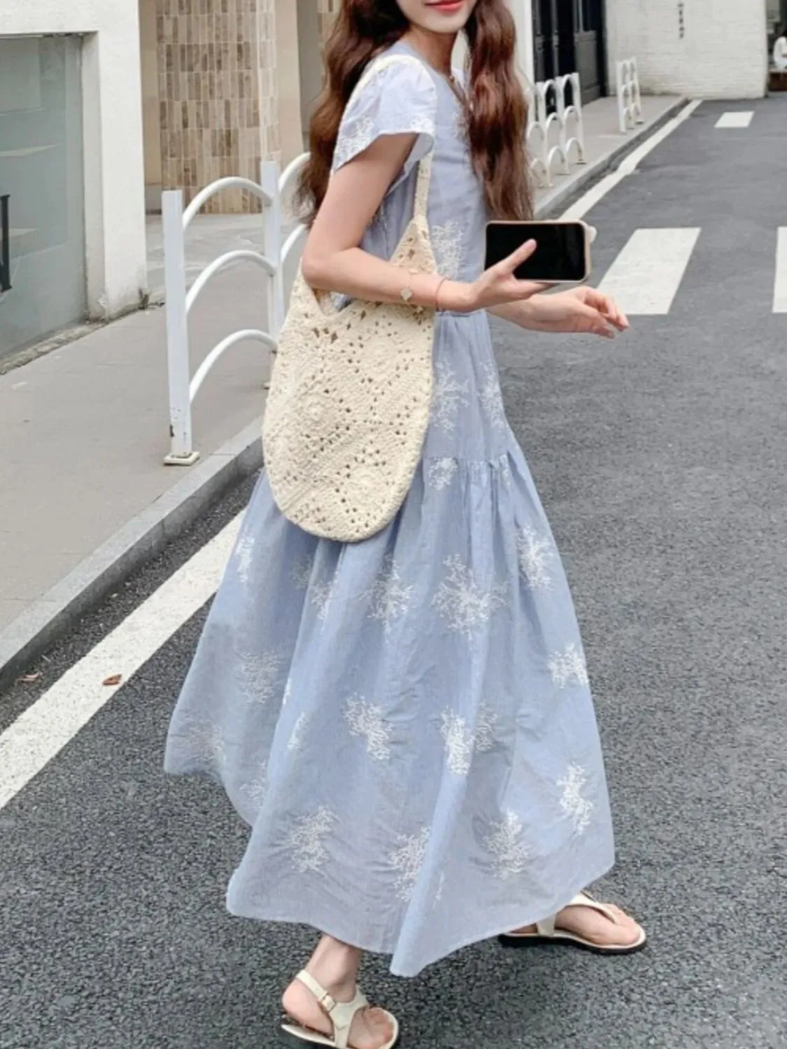 Tiered Cap Sleeve Midi Dress sold by Charming Charlie product image thumbnail 3