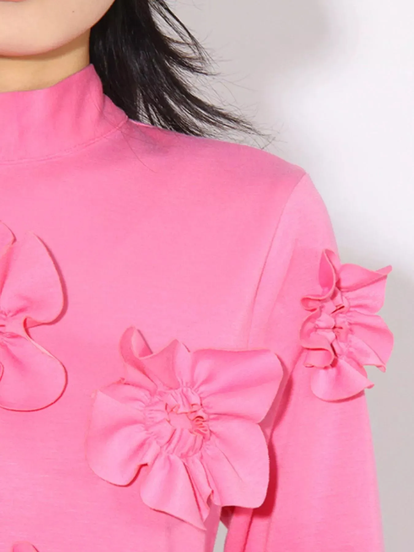 Floral Applique Long Sleeve Maxi Dress sold by Charming Charlie product image thumbnail 4