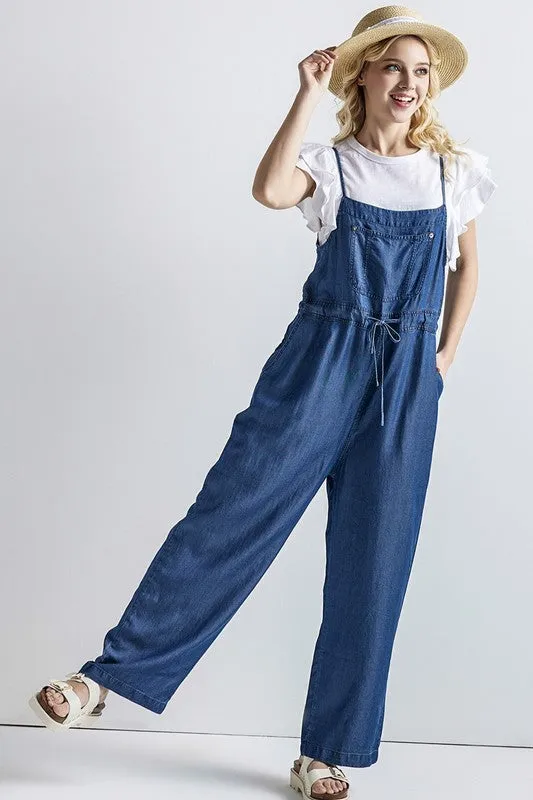 Pocket Adjustable Straps Overall Jumpsuit sold by Charming Charlie product image thumbnail 4