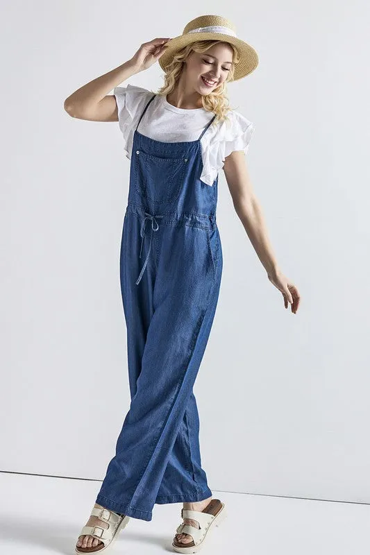 Pocket Adjustable Straps Overall Jumpsuit sold by Charming Charlie