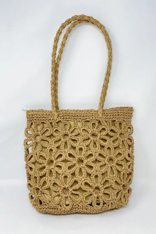 Hand Made Muted Floral Tote sold by Charming Charlie product image thumbnail 3