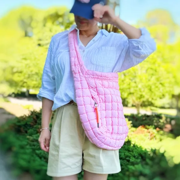 Perfect Puffy Large Quilted Bag sold by Charming Charlie product image thumbnail 5