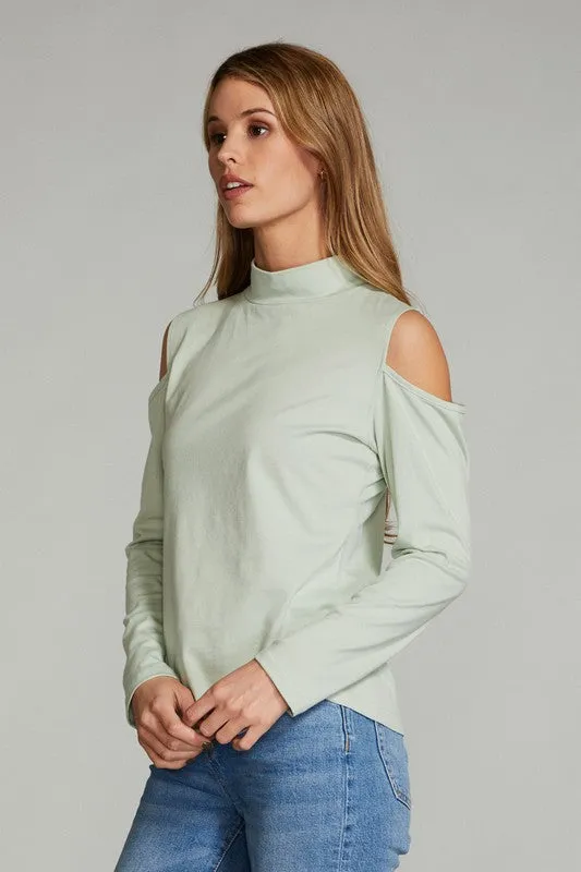 Cold shoulder long sleeve top sold by Charming Charlie product image thumbnail 5
