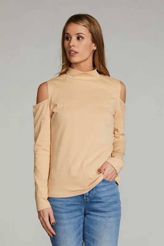Cold shoulder long sleeve top sold by Charming Charlie product image thumbnail 3