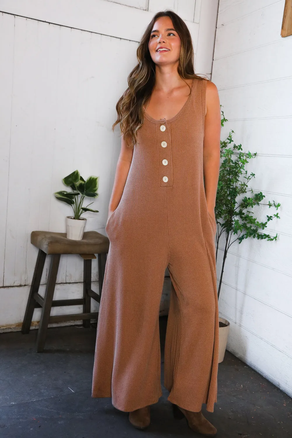 Easy Does It Wide Leg Jumper sold by Charming Charlie product image thumbnail 3