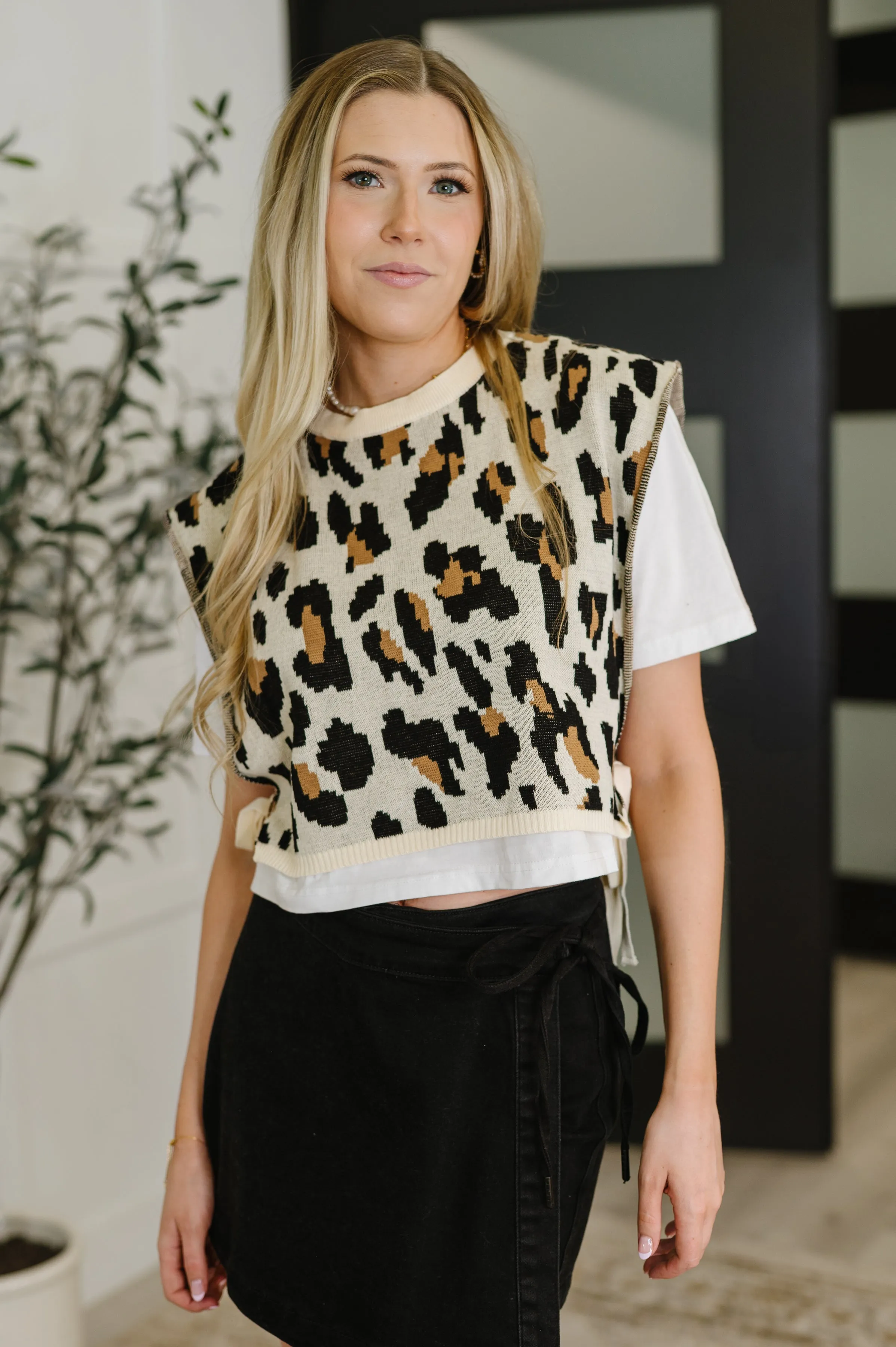 Prowl Pretty Sweater Knit Layered Tee sold by Charming Charlie