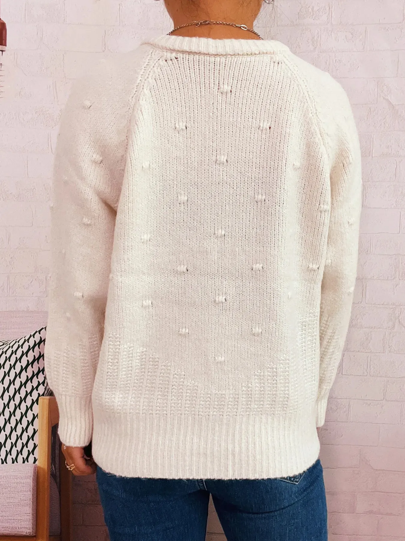 Rose Embroidered Button-Up Cardigan sold by Charming Charlie product image thumbnail 5