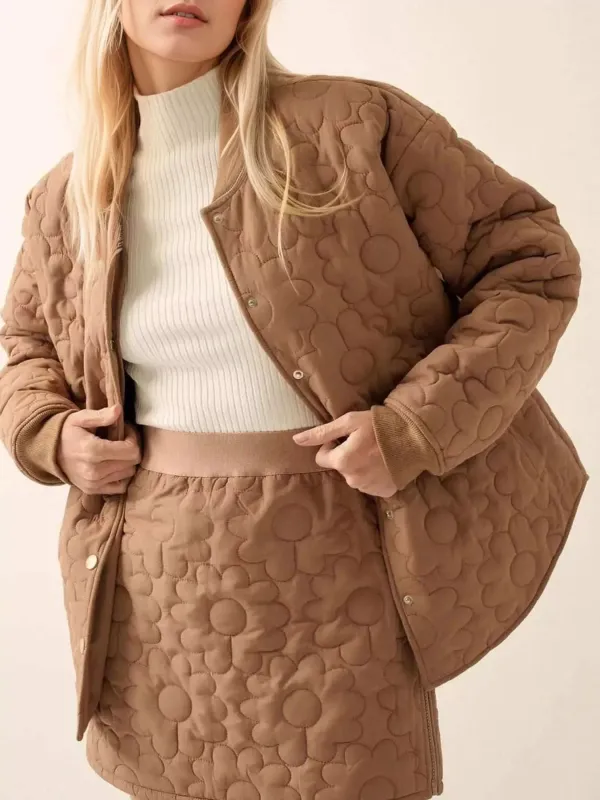 Textured Snap Down Outerwear sold by Charming Charlie