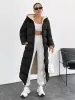 Quilted Hooded Longline Puffer Coat sold by Charming Charlie
