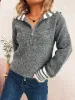 Striped Zip-Up Cardigan sold by Charming Charlie
