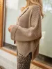 Asymmetrical Button Detail Sweater sold by Charming Charlie