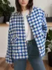 Houndstooth Button Up Long Sleeve Jacket sold by Charming Charlie