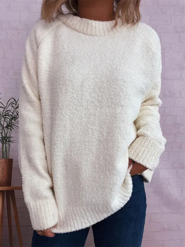 Round Neck Raglan Sleeve Sweater sold by Charming Charlie
