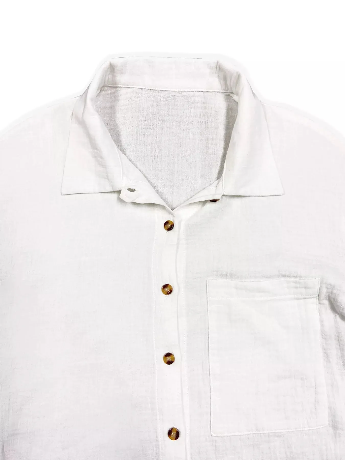 Button Up Relaxed Fit Shirt sold by Charming Charlie product image thumbnail 5