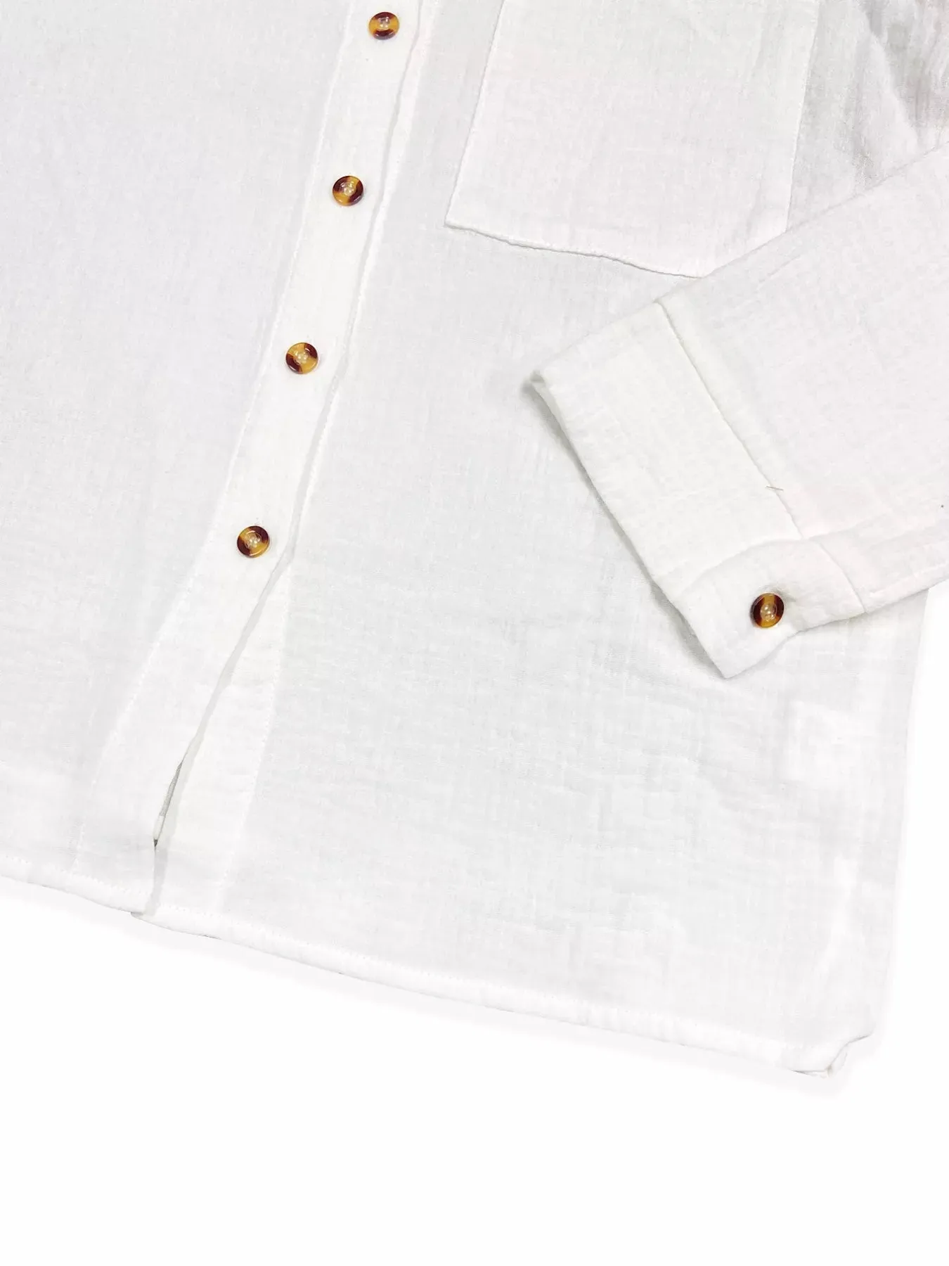 Button Up Relaxed Fit Shirt sold by Charming Charlie product image thumbnail 4