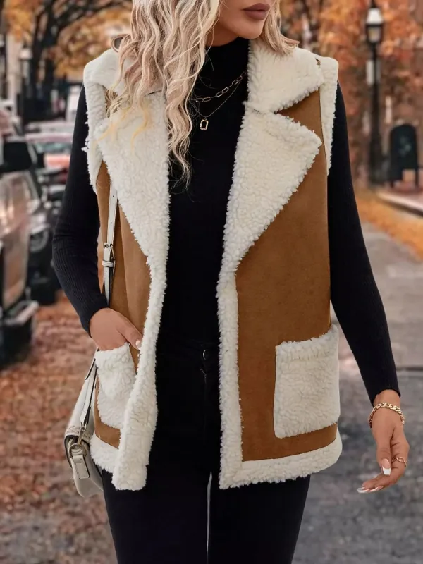 Open Front Vest Coat with Pockets sold by Charming Charlie