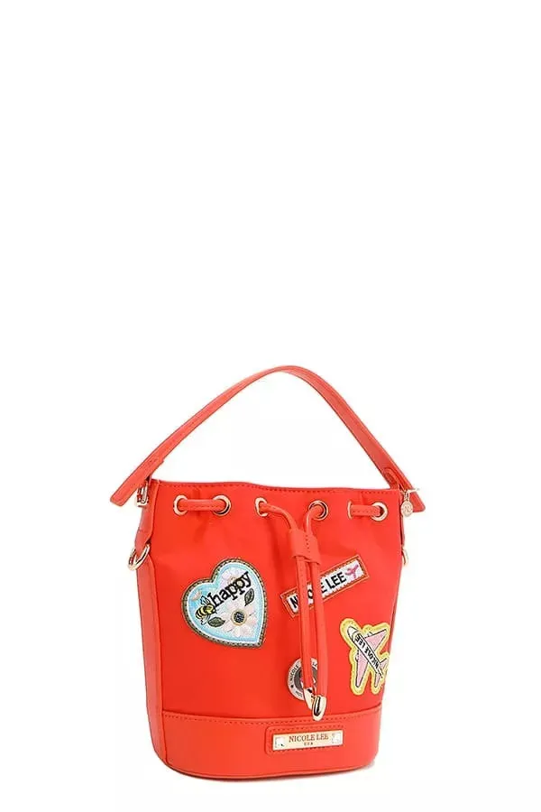 Nicole Lee USA Color Patch Bucket Bag sold by Charming Charlie product image thumbnail 3